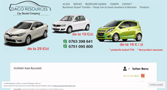 Desktop Screenshot of bucharestrentcar.ro