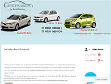 Tablet Screenshot of bucharestrentcar.ro